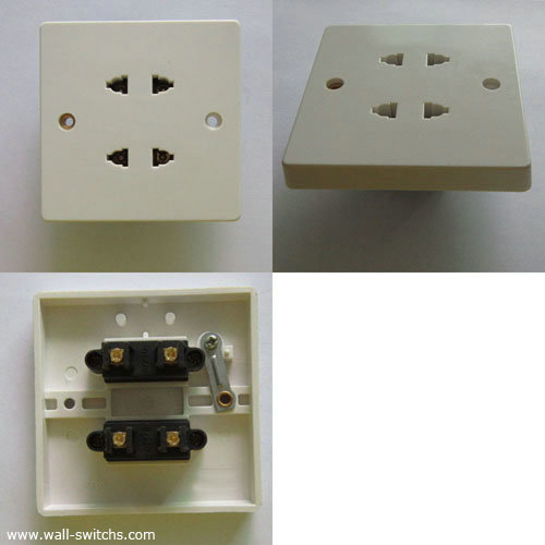 double 16A multi-function socket