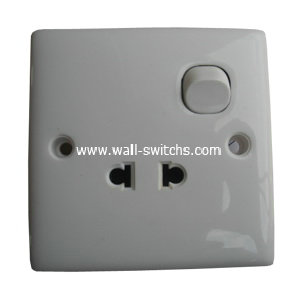 16A multifunction socket+switch