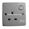 13A-3pin socket+switch