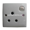 15A-3pin socket+switch