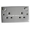 double 13A-3pin socket+switch