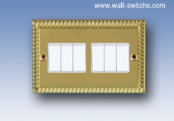 six gang one way/two way switch