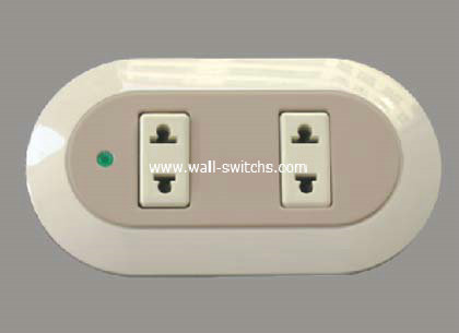 15A multifunction socket+switch 