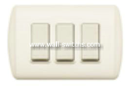 three gang two way/three way socket