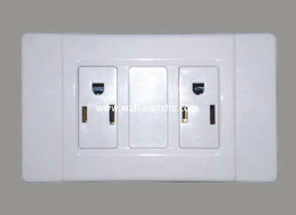 double 15A socket