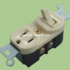 V03 one gang two way/three way toggle switch+socket South American standard electric switch wall switch made in China