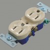 V05-2 two gang grounding outlet China export to Venezuela 