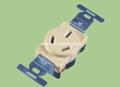 V07 grounding socket 20A/125V socket made in China export to Ecuador