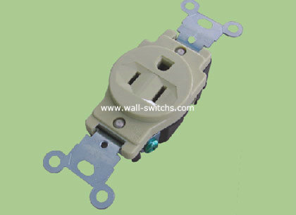 V08 grounding eletrical outlet15A/125V outlet made in China export to Ecuador