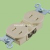 V09 two gang two pin socket 15V/125V socket south american socket 15A/125V