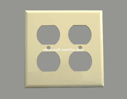 V16 South American duplex plate switch/socket wall plate