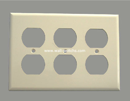 V17 South American wall plate six gang wall PL.