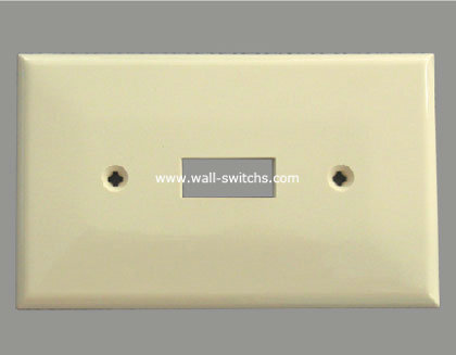 V19 south American wall switch one gang plate plastic PL.