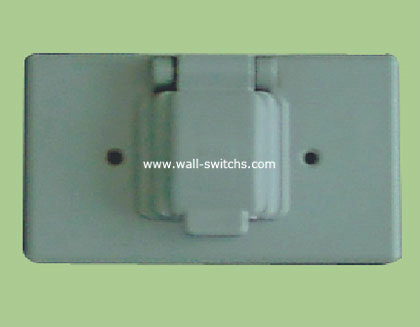 V54 South American receptacles Waterproof cover gray light switch cover made in China to Bahamas