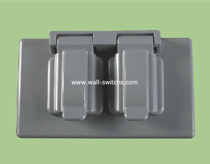 V55 South American receptacles Waterproof cover gray socket cover made in China to bahamas