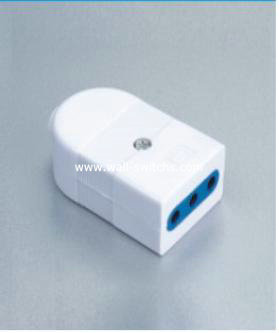 J388:single Italy style socket rewirable+detachable PC+copper one gang 10A connector made in China