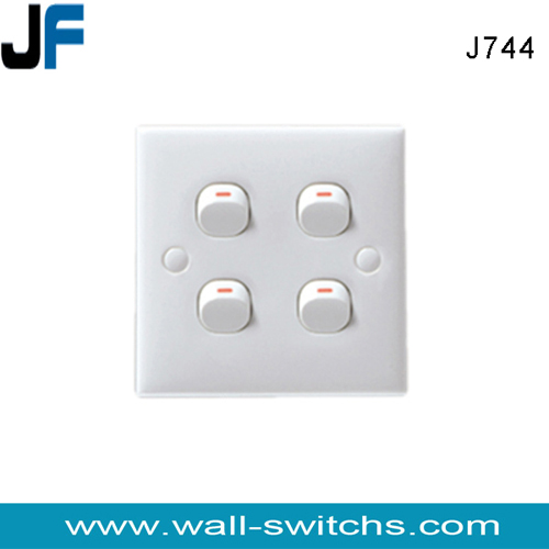 J744 4 gang 1/2 way electrical wall plates