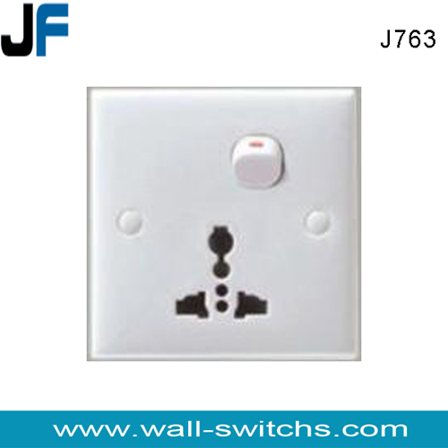 J763  MF socket + switch multi-function socket