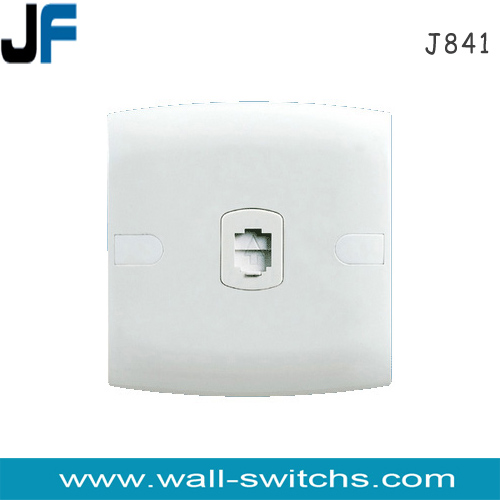 J841 1 gang Tel,data socket British standard