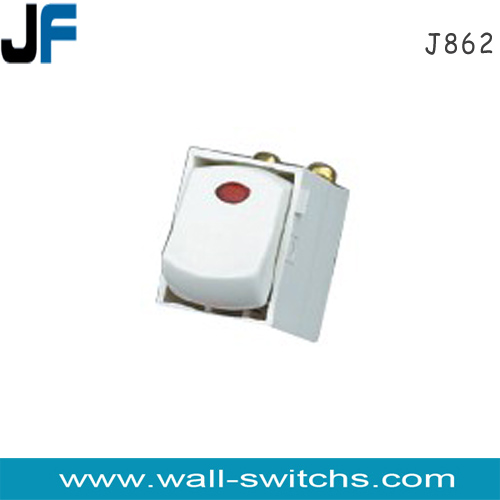 J862 20A DP switch With Neon British standard PC,ABS 10A301V Kuwait chinese wholesaler