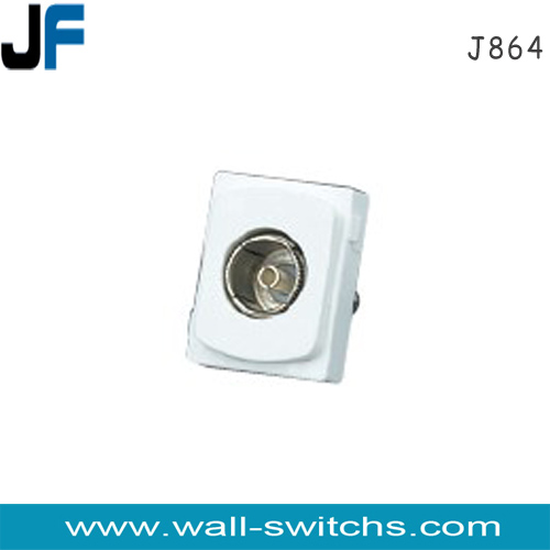 J864 TV socket British style PC,ABS 10A304V Nigeria made in china