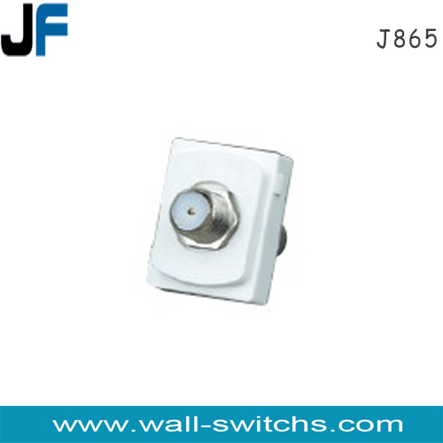 J865 Satellite socket British standard PC,ABS 10A305V Malaysia made in china