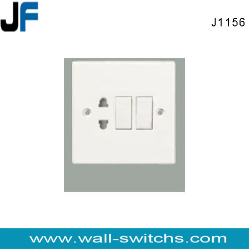 J1156 white colour Pakistan urea 2 pin switch socket