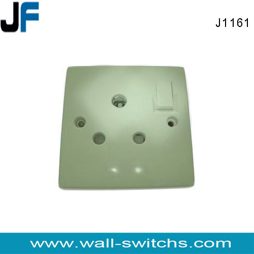 J1161 white colour Mauritius bakelite bs switch socket