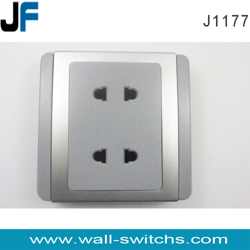 J1177 double 2pin socket Bangladesh PC 2 sockets