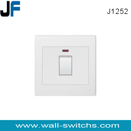 J1252 white colour Sudan PC 45a switch with neon